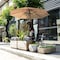 Villacera 9-Foot Outdoor Patio Umbrella, Beige 83-OUT5442 - alternate 1